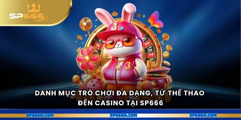 Danh mục trò chơi đa dạng, từ thể thao đến casino